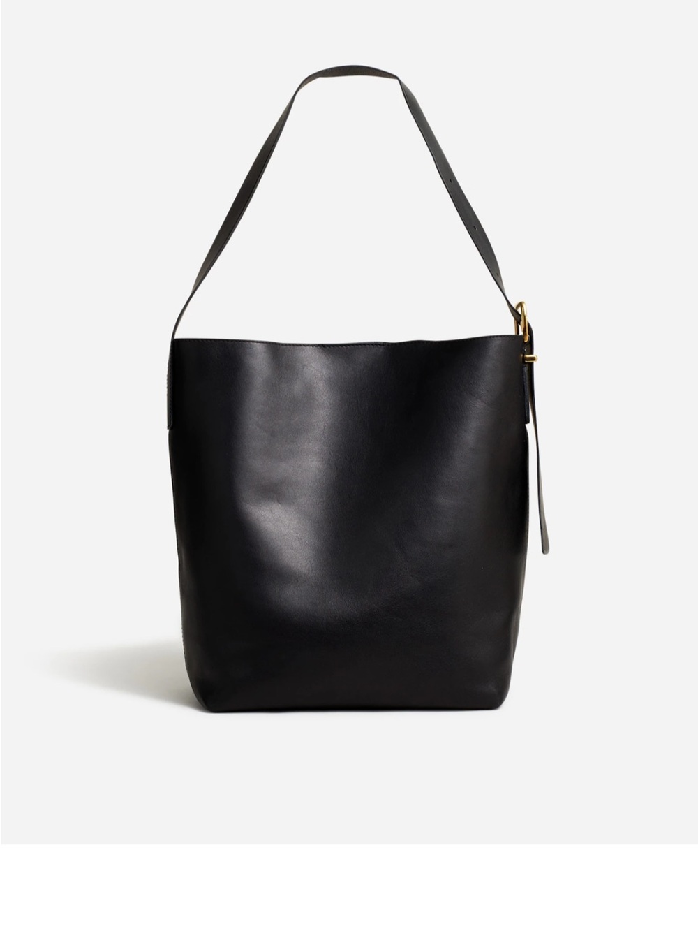 NWT - Madewell The Essential Bucket Tote in True Black - Sold Out